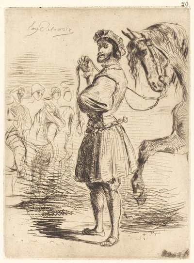 Floresta. de Eugène Delacroix