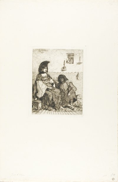 judia argelina de Eugène Delacroix