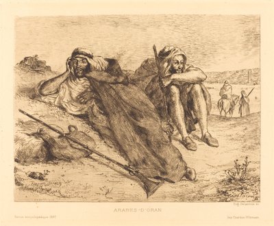 Árabes de Orã de Eugène Delacroix