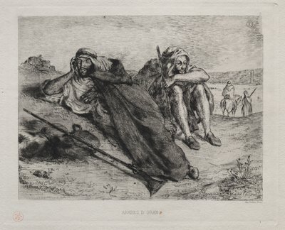 Árabes de Orã de Eugène Delacroix