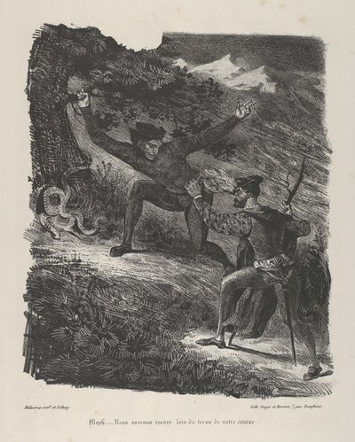 Floresta. de Eugène Delacroix