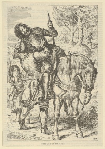 Goetz Ajudado pelos ciganos, depois de 1845., depois de 1845. de Eugène Delacroix