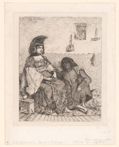 Mulher judia de Argel de Eugène Delacroix