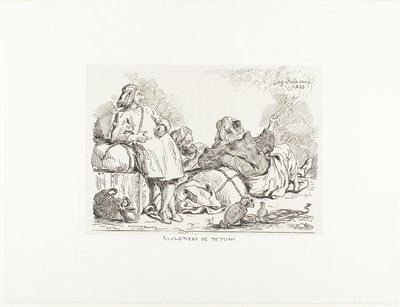 Tropeiros de Tetuan de Eugène Delacroix