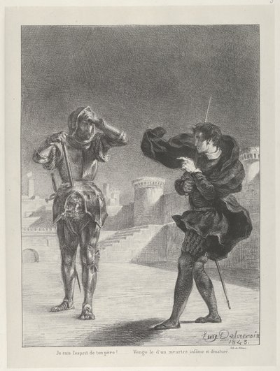 Floresta. de Eugène Delacroix