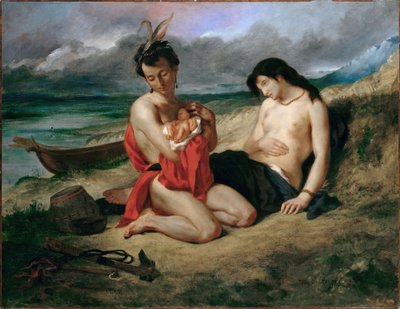 O Natchez de Eugène Delacroix