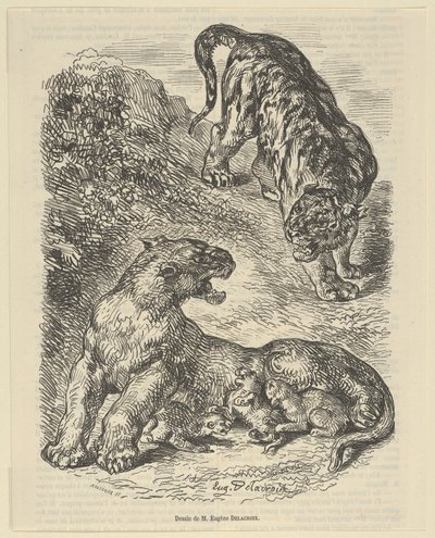 Floresta. de Eugène Delacroix