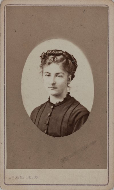 Retrato de Jane Dieulafoy 1851-1916, c. 1880 de Eugène Delon