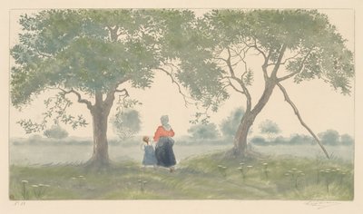 As macieiras, 1902. de Eugène Delâtre