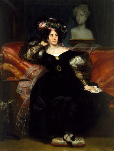 Retrato de Mme Jules-Antoine Droz de Eugene Deveria