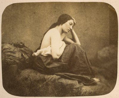 Retrato feminino de Eugène Durieu