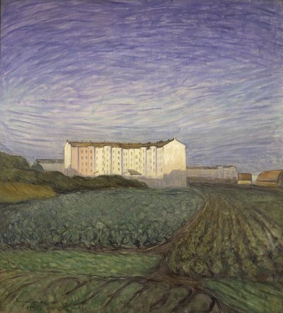 Os arredores da cidade, 1899 de Eugène Jansson