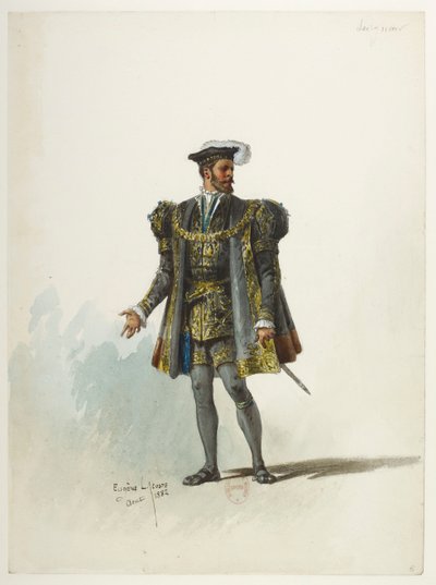Btv1b84558104 05 - Saint-Saëns - Henrique VIII - Modelos de fatos - Lacoste - 5. Lord de Eugene Lacoste