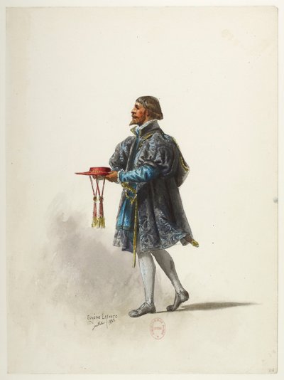 Btv1b84558104 34 - Saint-Saëns - Henrique VIII - Maquetas de fatos - Lacoste - 34. Traje de Eugene Lacoste