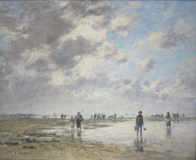 Maré baixa, Berck de Eugene Louis Boudin