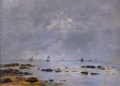 Marine - a calma de Eugene Louis Boudin