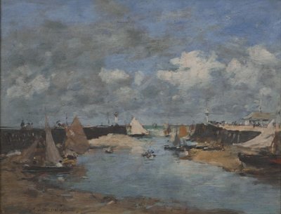 Porto de Trouville de Eugene Louis Boudin