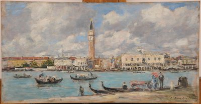 Veneza. São Jorge de Eugene Louis Boudin