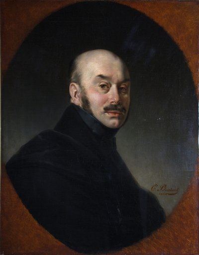 Retrato do conde Mikhail Fyodorovich Orlov 1788-1842, 1840 de Eugéne Pluchart