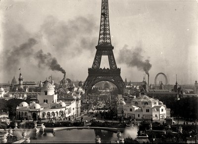 Vista da exposição universal, Paris. 1900 de Eugène Trutat