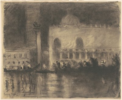 Memória de Veneza: o Palazzo Ducale e a Piazzetta de Eugène Vail