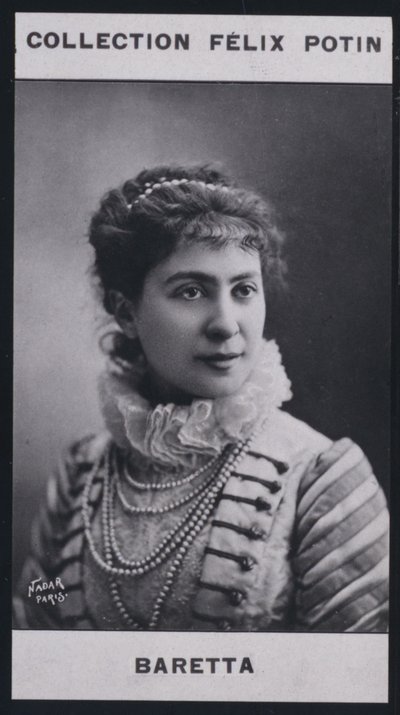 Blanche Baretta-Worms (1855) (foto a p/b) de European Photographer