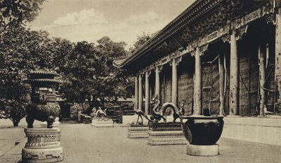 China, templo de Buda (foto a p/b) de European Photographer