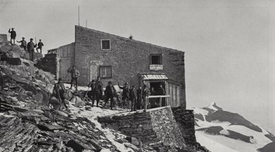Archduke Johann-Hutte, contra o Wiesbachhorn (foto a p/b) de European Photographer