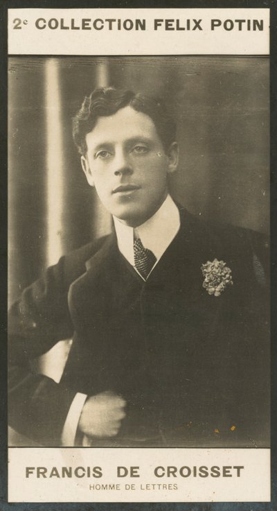 Francis De Croisset, Homem de Letras de European Photographer