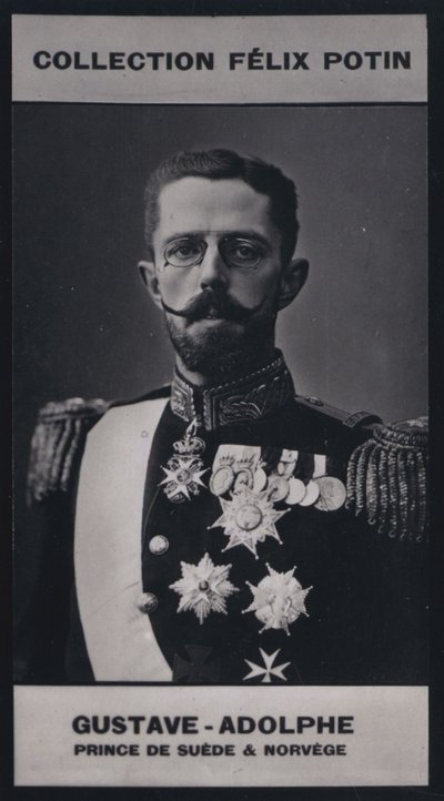 Gustave, Príncipe Real De Suede Et Norvege (1858) (foto a p/b) de European Photographer