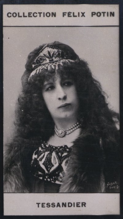 Madame Aimee Tessandier (1851) (foto a p/b) de European Photographer