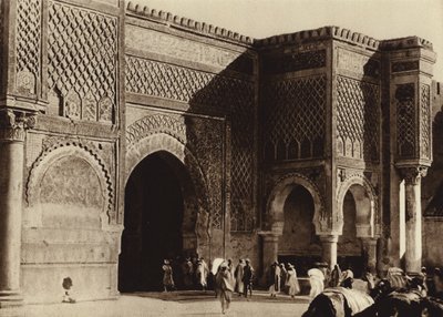 Meknes, Palace Gate, Bab Mansour (foto a p/b) de European Photographer