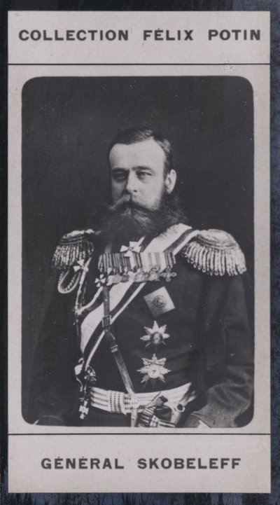 Michael-Dimitrievitch Skobeleff (1843-1882) (foto a p/b) de European Photographer