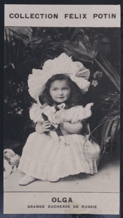 Olga, Grã-Duquesa da Rússia (1895) (foto a p/b) de European Photographer