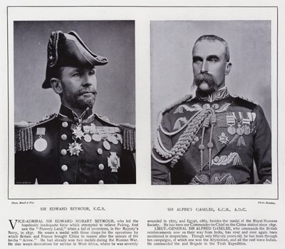Sir Edward Seymour, Sir Alfred Gaselee (foto a p/b) de European Photographer