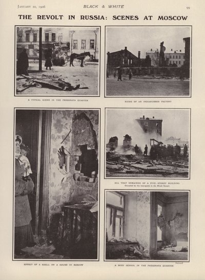 A Revolta na Rússia: Cenas em Moscovo de European Photographer
