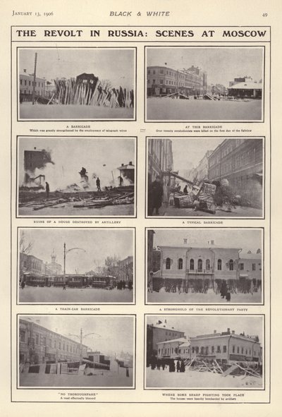 A Revolta na Rússia, Cenas em Moscovo de European Photographer