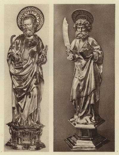 Wohrd perto de Nurnberg, St Bartholomaus; Aachen, St Petrus (foto a p/b) de European Photographer