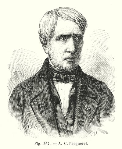 A C Bacquerel (gravura) de European School