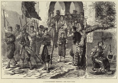 Um Casamento Montenegrino (gravura) de European School