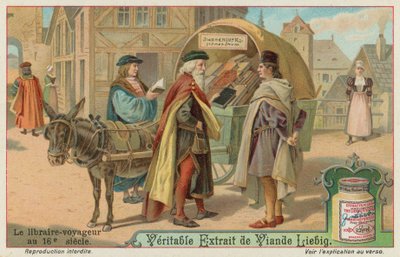 Um livreiro viajante no século XVI de European School