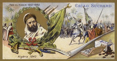 Abdelkader El Djezairi, santo sufi argelino e líder militar, 1840 de European School