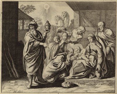 Adoração dos Magos (gravura) de European School