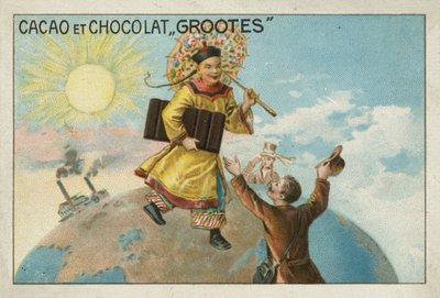 Propaganda para o cacau e o chocolate Grootes de European School