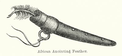 Pena da Anotação Africana (gravura) de European School