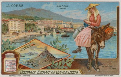 Ajaccio, arquipélago de Sanguinaires Islands e vendedor de frutas de European School
