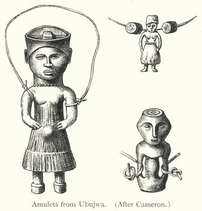 Amuletos de Ubujwa (gravura) de European School