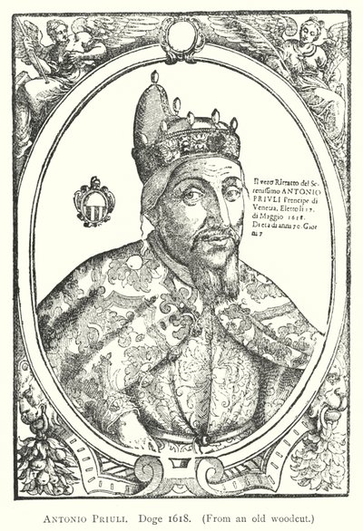 Antonio Priuli, Doge 1618 (gravura) de European School