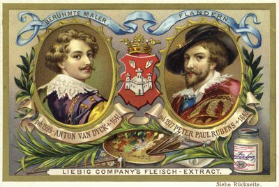 Antony van Dyck e Peter Paul Rubens, artistas flamengos de European School