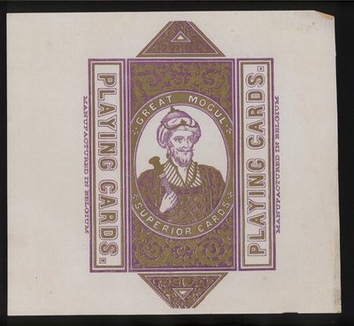 Arte para jogar às cartas (litho) de European School